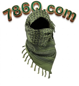 Shemagh ผ้าพันคอลายทะเลทรายแบบมีชั้นเชิงคอแบบอาหรับ - Product Image 1