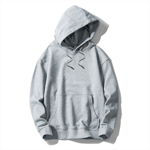 Sweat à capuche épais pour homme, personnalisable avec logo, style streetwear sportif, en molleton de qualité, tissu jersey uni - Product Image 2