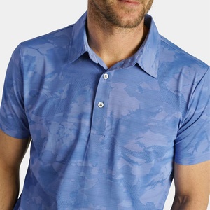 เสื้อเชิ้ตธุรกิจผู้ชายสีพื้นแบบปรับแต่งได้ ผ้าถักโพลีเอสเตอร์ 200GSM ระบายอากาศ แขนสั้น ปักโลโก้ด้านหน้า - Product Image 6