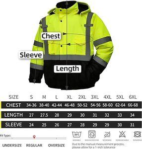 Chaqueta de Seguridad Reflectante de Alta Visibilidad Personalizable 2026 con Múltiples Bolsillos al por Mayor - Product Image 5