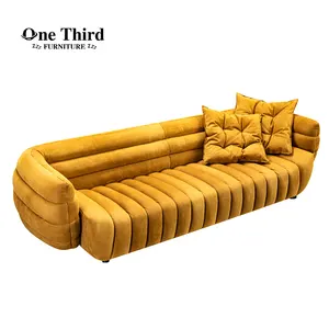 Sang trọng hiện đại phòng sofa ý ghế đơn 3 chỗ ngồi sofa phòng khách