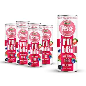 Batido de proteínas Good Taste Vietnam 16gr infundido con bebida de sabor a chocolate 250ML puede proveedor al por mayor OEM bajo MOQ muestra gratis - Product Image 3