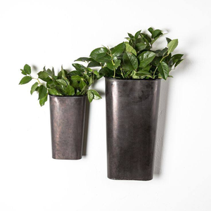 Jardinière murale décorative, pot à fleurs suspendu, pot à fleurs en métal suspendu pour balcon, pour jardin - Product Image 5