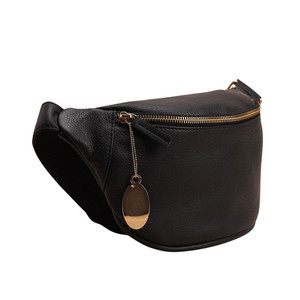 Sac banane unisexe en cuir véritable souple avec ceinture réglable, pochette multi-compartiments pour voyage et activités de plein air - Product Image 5