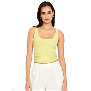 Customizable Blank Lightweight Stylish Fit Sleeveless Tee for Sublimation High Quality Custom Design Crop Tank <b>Tops</b> for Women - Product Image 1
