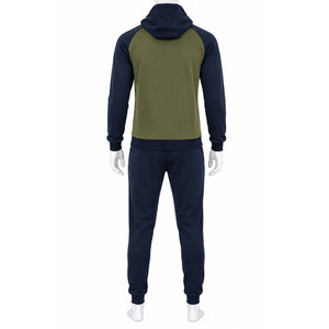 Conjunto Deportivo de Dos Piezas para Hombre, Sudadera con Capucha y Cremallera de Felpa, Pantalones Deportivos, Traje Deportivo Informal de Invierno - Product Image 3