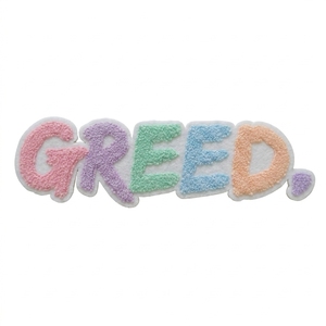 Patch en chenille thermocollant lettre alphabet, applique brodée en feutre non tissé pour vêtements, vestes, jeans, sacs à dos - Product Image 5