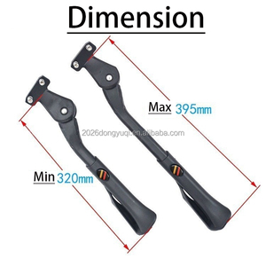 20x4.0 26x4.0 26 27.5 28 29 Inch E-<span class=keywords><strong>bike</strong></span> onderdelen accessoires volledig aluminium elektrische fiets voetsteun standaard kickstand parkeerrek - Product Image 3