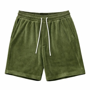 Shorts d'entraînement pour hommes, style streetwear, respirants, légers, personnalisables, motif uni, tissu en toile écologique, séchage rapide - Product Image 6