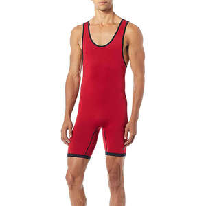 Trajes de Lucha Sublimados para Hombre, Corte Regular, Logotipo Personalizado en la Parte Delantera, Uniforme de Equipo, Ligeros, Transpirables, Spandex/Poliéster - Product Image 1