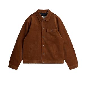 2025 élégant femmes velours côtelé vestes élégant imprimé doux coton tissu bouton fermeture respirant pour l'hiver exceptionnel OEM - Product Image 1