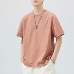 เสื้อยืดผู้ชายแบบครึ่งแขนทรงโอเวอร์ไซส์หนาพิเศษ 300 กรัม ดีไซน์เฉพาะตัว และเสื้อยืดคอกลมทรงหลวมสำหรับฤดูร้อน ขายส่ง - Product Image 6