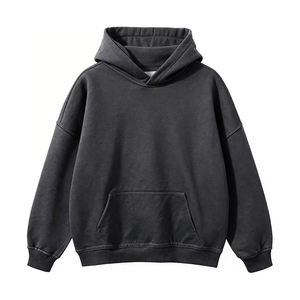 Sudadera con Capucha Unisex Color Crema con Estampado de Estrellas Brillantes, Sudadera Informal Extra Grande de Algodón Tejido para Otoño - Product Image 4