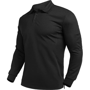 T-shirt en coton blanc à manches longues pour homme, col rond, coupe classique, décontracté, tricoté, couleur unie, design simple - Product Image 5
