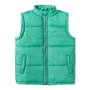 Gilet matelassé personnalisé de haute qualité avec logo sur le devant pour homme, en toile, entièrement zippé, imperméable, hiver, tailles personnalisées disponibles - Product Image 1