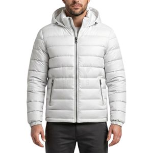 <b>Camouflage</b> Print Full Zip Hooded Puffer Jacket Casual Breathable Tactical Multi Pocket Heavyweight Puffer Jackets - Product Image 3