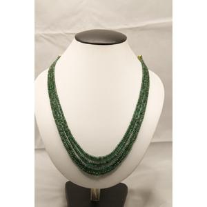Cuentas de Esmeralda de Zambia, 4 Hilos, 4 Líneas, Piedra Verde Suelta para Hacer Collares, TATIWALAS GEMS JEWELLERY, Tercera Marca - Product Image 5