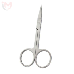 Tijeras de Manicura de Acero Inoxidable con Hoja Afilada y Mango Redondo, Cortacutículas, Herramientas de Belleza para Adultos - Product Image 1
