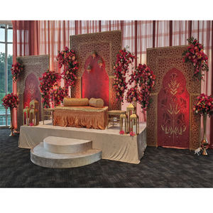 Panneaux découpés au laser de style marocain pour mariages, vente en gros aux États-Unis, panneaux de fond découpés au laser, décoration, panneaux muraux en métal de qualité supérieure, Californie - Product Image 1