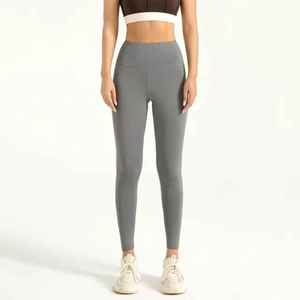 OEM Custom Sustainable High Waist Seamless Yoga Leggings Women's Push Up Compression Skinny Gym Fitness <b>Tights</b> - Product Image 5