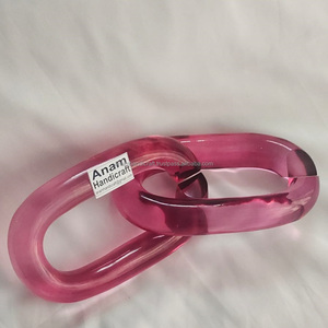 Customized Modern Acrylic Chain Wall Accents Handmade Modern Ornamental Resin Hanging for Home <b>Decor</b> Diwali Festival Ready - Product Image 1