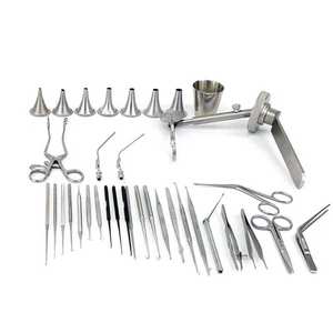 Juego de instrumentos quirúrgicos genéricos para el examen de oídos y procedimientos ORL en hospitales y clínicas. - Product Image 3