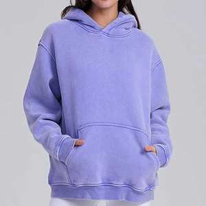 Sudadera con Capucha Unisex Extra Grande, Lavada al Ácido, con Logotipo Personalizado, 100% Algodón, para Primavera, del Mejor Fabricante, a los Mejores Precios de Fábrica - Product Image 5