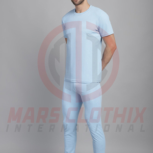 Crew Neck Solid Color Breathable And Quick Dry Men Summer <b>Tracksuit</b> Set Wholesale Rate New Style Summer <b>Tracksuit</b> for Men - Product Image 2