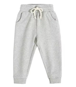 Pantalons pour bébés, tout-petits et enfants, fabriqués directement en usine, doux pour la peau, en coton et élasthanne, séchage rapide, coupe droite, décontractés - Product Image 1