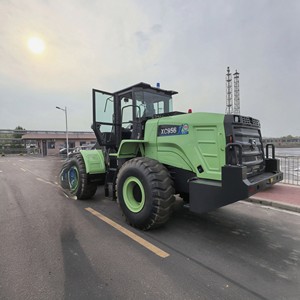 Chargeur frontal électrique zéro émission XC956-EV, capacité 5 tonnes, avec boîte de vitesses haute efficacité pour entrepôt de charbon - Product Image 4
