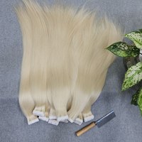 Haute Qualité Bande Ins Bébé cheveux 100% Remy Cheveux Humains En Gros Extension Naturel Droite Cheveux Vietnamiens Meilleur Vendeur