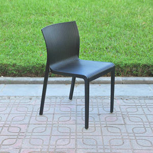 The Black Variant Modern, <b>Stackable</b>, Portable, Waterproof <b>Dining</b> PP Plastic <b>Chair</b> - Product Image 1