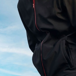 Lightweight Comfortable Canvas Softshell Men's Winter <b>Jacket</b> Breathable Stand Collar Outdoor Sports Front Logo Customizable High - Product Image 3