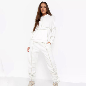 Ensemble 2 pièces pour femme, fabriqué par un fabricant de premier plan, best-seller, streetwear, polaire respirant, écologique, hiver - Product Image 6
