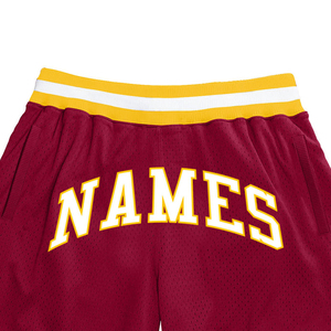 <b>Customized</b> Sports Team Shorts 100% Polyester Mesh Sublimated Club Name Training Basketball Athletic Shorts for Teamwear - Product Image 3