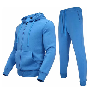 Conjunto Deportivo Informal de Invierno para Hombre, de Alta Calidad, de Dos Piezas, Transpirable, de Secado Rápido, 100% Algodón - Product Image 1
