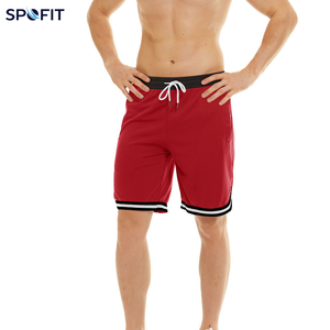 Shorts décontractés personnalisés en maille pour hommes, pour le basketball, la course à pied et l'athlétisme, séchage rapide, polyester/nylon, vente en gros - Product Image 5