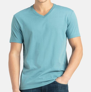 Camiseta Básica de Algodón Premium para Hombre, Corte Regular, Ligera, Manga Corta, Lisa, Informal, para Moda Urbana, OEM, ODM, Personalizada - Product Image 1