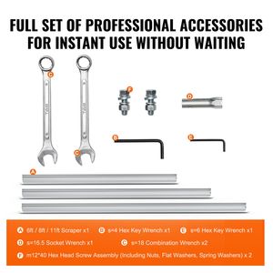 Set di Barre Diritte in Alluminio per Frattazzo a Gas a 4 Tempi per Finitura Cemento 6ft/8ft/11ft - Macchinari per Calcestruzzo - Product Image 6