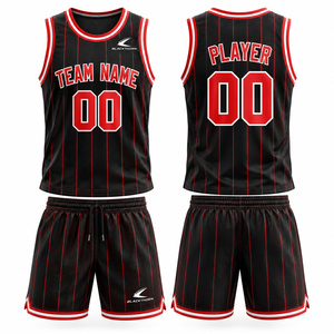 Uniforme de Baloncesto Transpirable de Alta Calidad, Antibacterial, de Secado Rápido, Personalizable para Adultos, Conjunto de Camiseta y Pantalones Cortos, Opciones de Tallas Grandes - Product Image 1