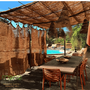 Pérgola de Tamaño Personalizado con Toldo de Fibra de Coco y Ganchos de Acero, Toldo Transpirable de Fibra de Coco para Patio y Terraza Eco2go Vietnam - Product Image 3