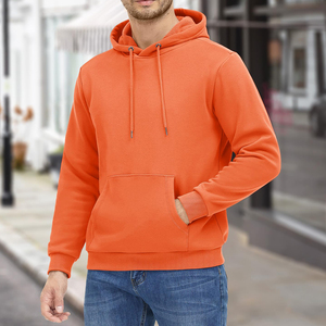 <b>Men</b> Color Blocking Hooded <b>Sweatshirt</b> <b>Red</b> Gray Black Casual Pullover Knitted Hoodie Regular Fit Autumn Wear - Product Image 5