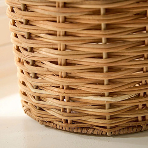 Rustic Handwoven Rattan Flower <b>Vase</b> Decorative <b>Wicker</b> Pitcher Jug <b>Vase</b> for Home Wedding Party Centerpieces - Product Image 2