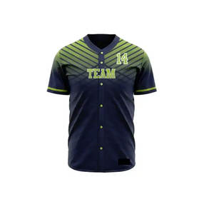 Uniforme de béisbol cómodo de alta calidad para equipos en venta / El mejor uniforme de béisbol de tela de poliéster del mejor fabricante - Product Image 2