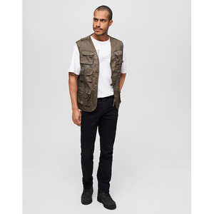 Chaleco de Tiro Personalizado para Hombre de Alta Calidad, 100% Lona de Algodón, Modelo 2026, Chaleco Táctico para Caza y Tiro al Aire Libre - Product Image 2