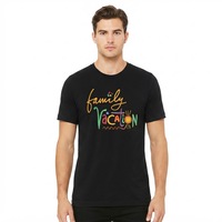 T-shirt personnalisé pour vacances en famille 100% coton, t-shirts assortis pour la famille, impression DTF DTG, impression à l'écran, tee-shirt de voyage, vente en gros OEM ODM
