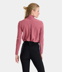 Chemise d'équitation pour femmes sur mesure, manches courtes, tissu extensible respirant, haut de sport pour l'équitation, chemises d'équitation - Product Image 3