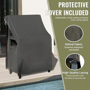 Isola Cucina Esterna Autoportante in Alluminio con Armadietto Grill Sospeso a Parete e Spazio di Stoccaggio per Barbecue e Grigliate - Product Image 5