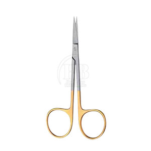 Ciseaux ophtalmiques en acier inoxydable, bords de coupe fins, durables, conception précise, manipulation confortable, chirurgie orthopédique - Product Image 2