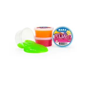 Glitter Jelly Pudding Slime110G. Mainan relaksasi Slime kristal tidak beracun lembut ramah lingkungan beraroma menghilangkan stres edukasi
